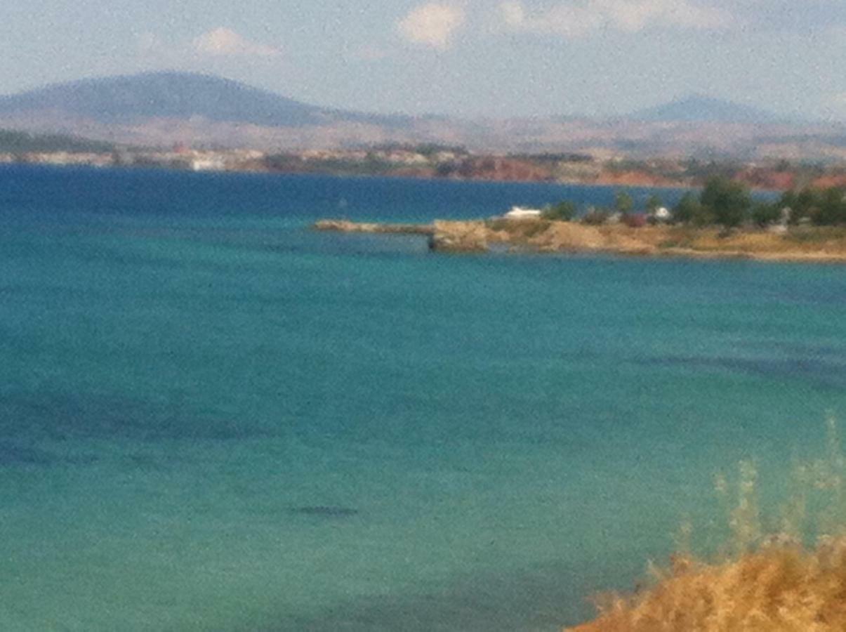 Magnificent Seascape Villa On A Secluded Beach Nea Moudania Exterior foto